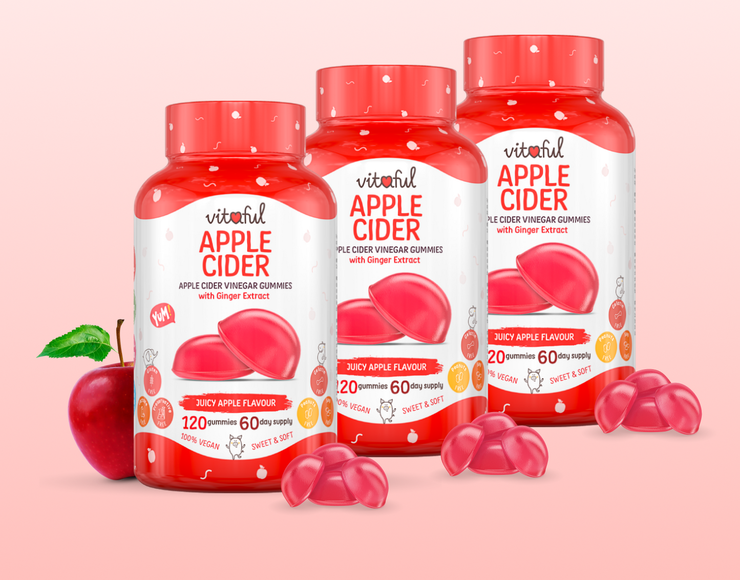 Apple cider almaecet vegan gumivitamin a jo emesztesert.