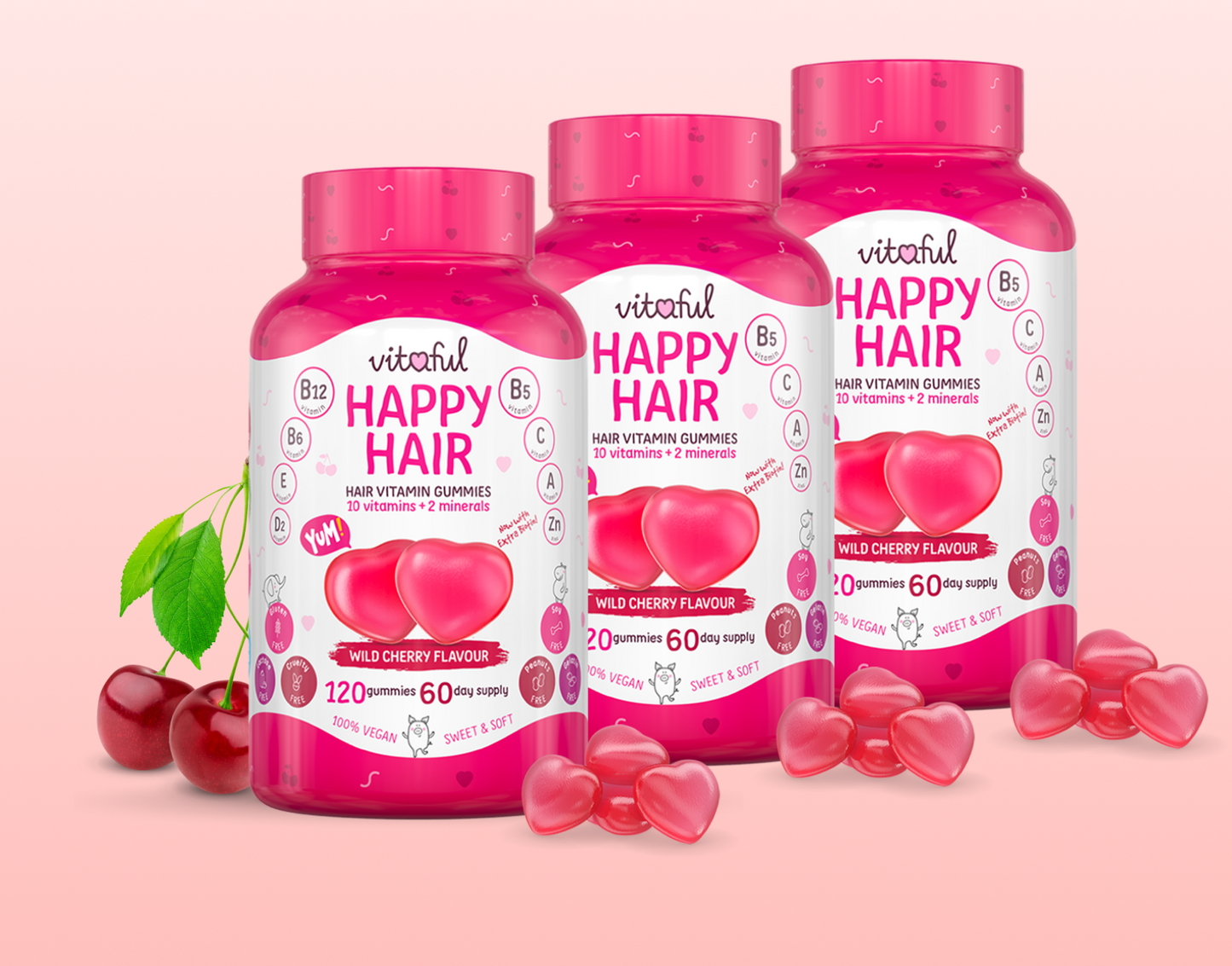 Happy Hair - Hajvitamin csomag (6 havi adag)