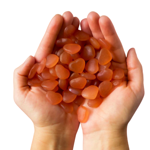 Vitaful Happy Hair hajvitamin fantasztikus vadcseresznye izu zseles gumivitamin - 10 fele vitaminnal, biotinnal, folsavval, cinkkel es joddal a szepseges es egeszseges hajert.