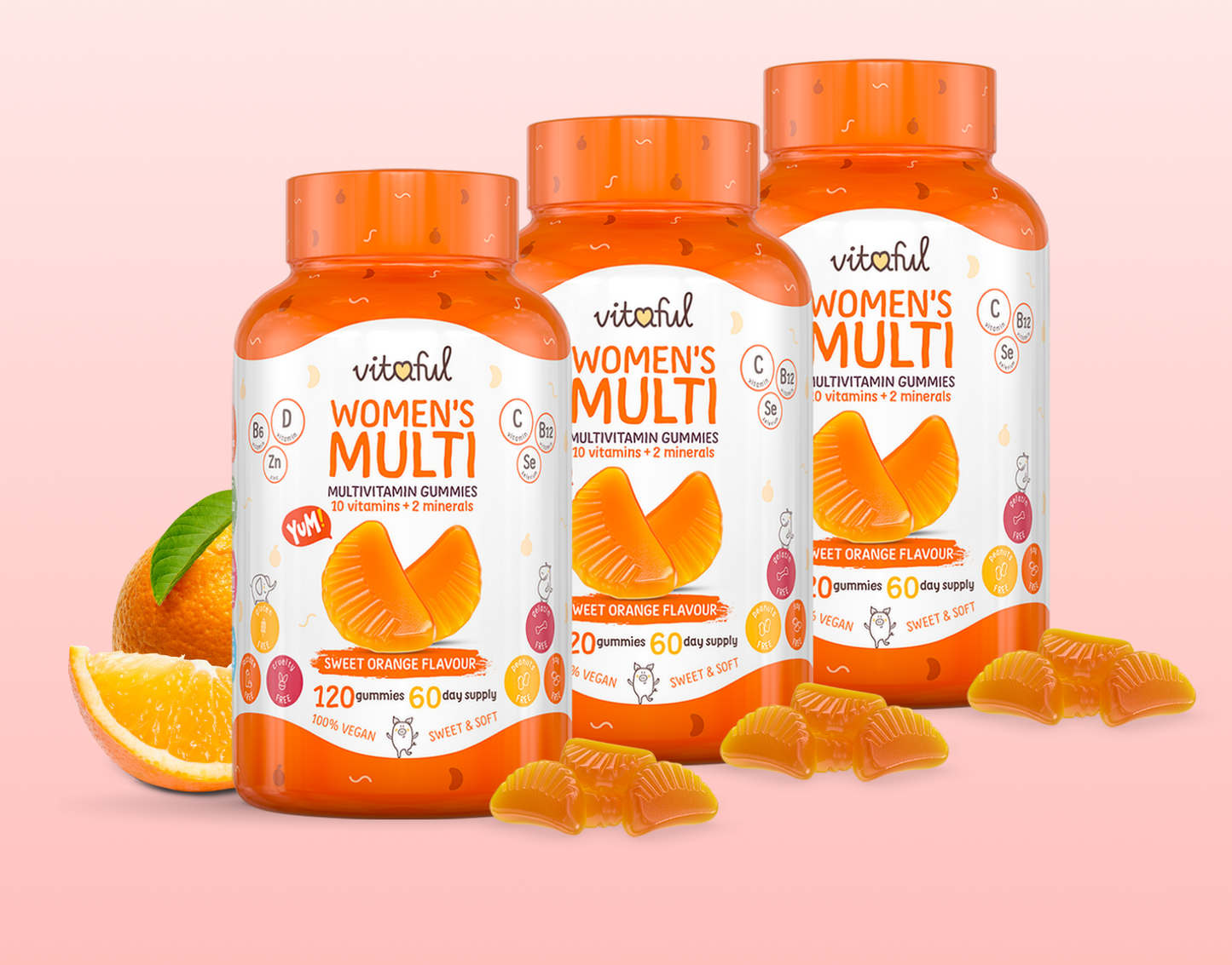 Women's Multi Női Multivitamin Gumivitamin csomag (6 havi adag)