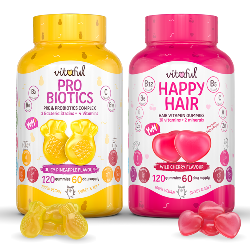 Kedvezményes Probiotics + Happy Hair Csomag